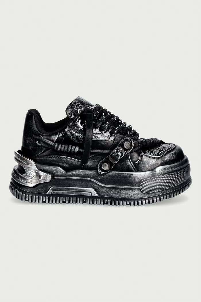 Koi Footwear Metamorphosis Distressed Platoform sneakers Γυναικεία TT01.Metamorphosis μαύρο AW26