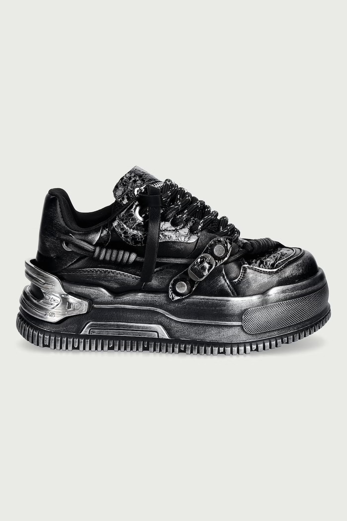 Koi Footwear Metamorphosis Distressed Platoform sneakers dámske TT01.Metamorphosis čierna AW26