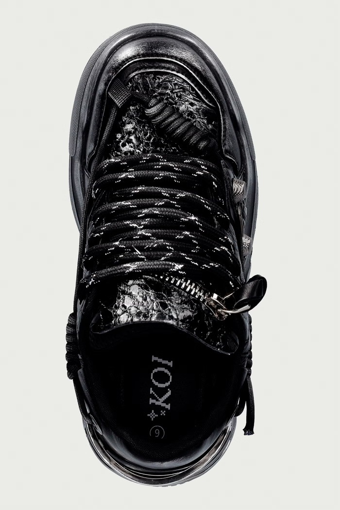 Metamorphosis Distressed Platoform sneakers Γυναικεία Koi Footwear TT01.Metamorphosis μαύρο