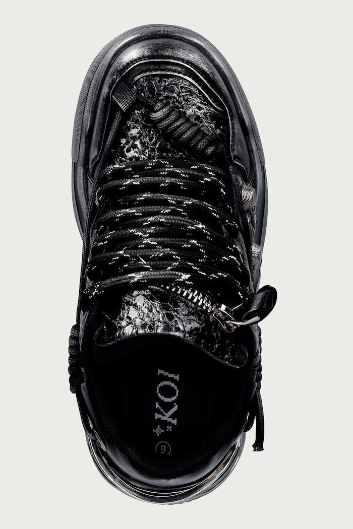 Metamorphosis Distressed Platoform sneakers Γυναικεία Koi Footwear TT01.Metamorphosis μαύρο