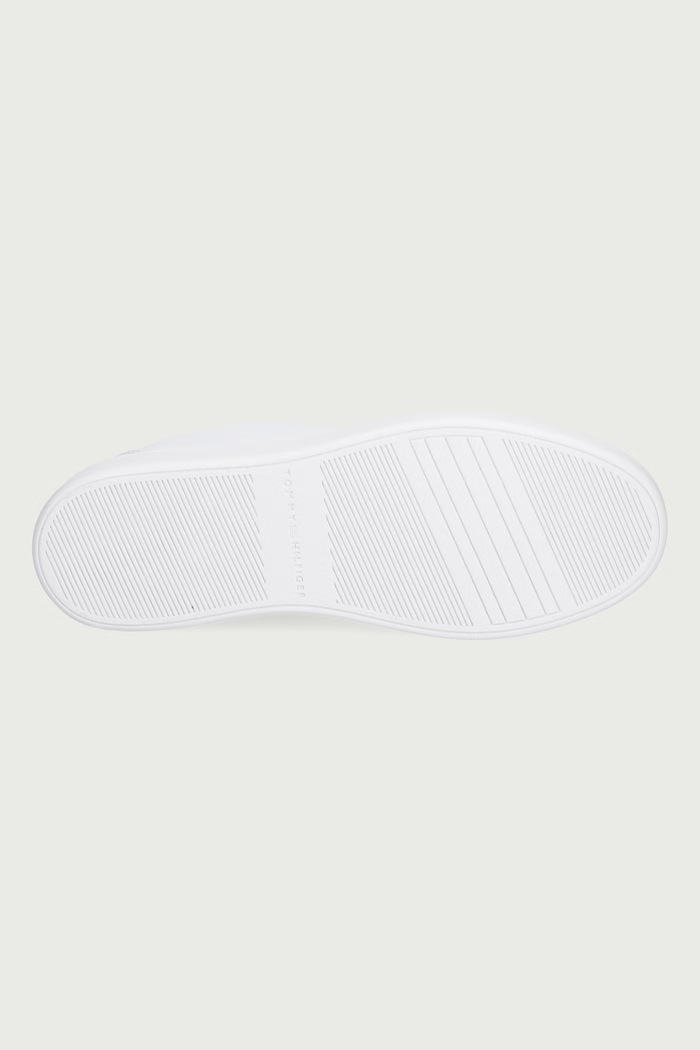 FLAG COURT SNEAKER sneakersy damskie skórzane Tommy Hilfiger biały FW0FW09074