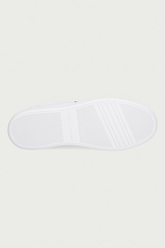 ESSENTIAL ELEVATED COURT SNEAKER sneakersy damskie skórzane Tommy Hilfiger biały FW0FW09073