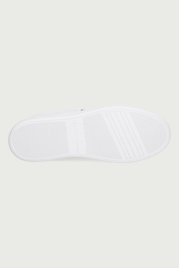 ESSENTIAL ELEVATED COURT SNEAKER sneakers pentru femei din piele Tommy Hilfiger alb FW0FW09073