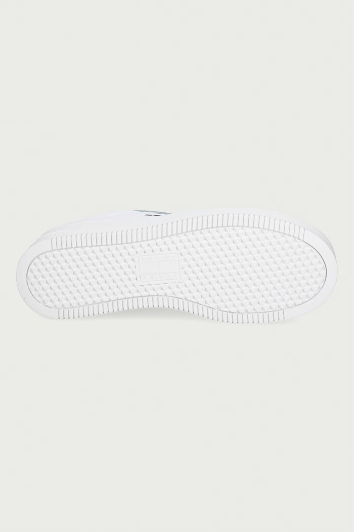 TJW FLATFORM SNEAKER sneakersy damskie skórzane Tommy Jeans biały EN0EN02932