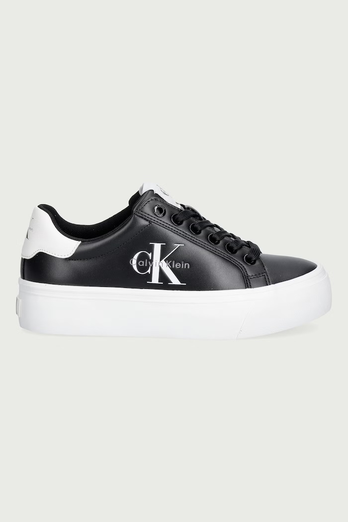 Calvin Klein VULC FLATFORM LACEUP LOW LTH sportcipő női HW0HW03159BDS fekete AW26