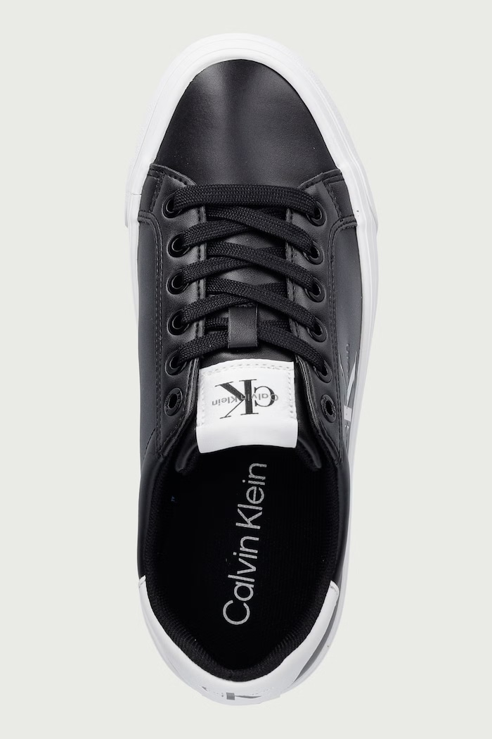 VULC FLATFORM LACEUP LOW LTH sportcipő női Calvin Klein HW0HW03159BDS fekete