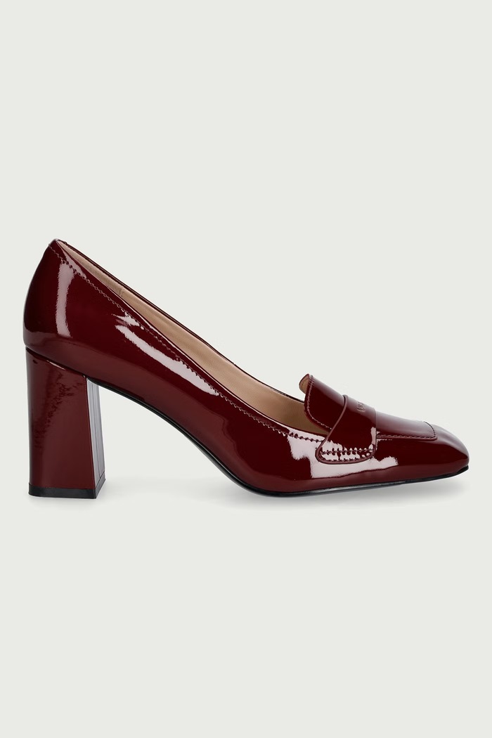 Valentino Lodičky kožené VIVIENNE 91V2401VER.150 burgundské AW26