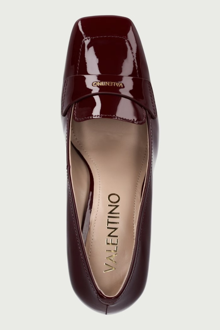 Lodičky kožené VIVIENNE Valentino 91V2401VER.150 burgundské