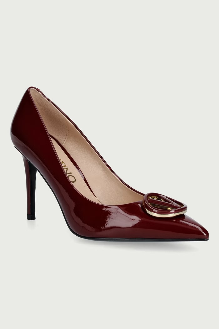 Valentino Salonarji usnjeni VALENTINE bordo 91V1608VER.150