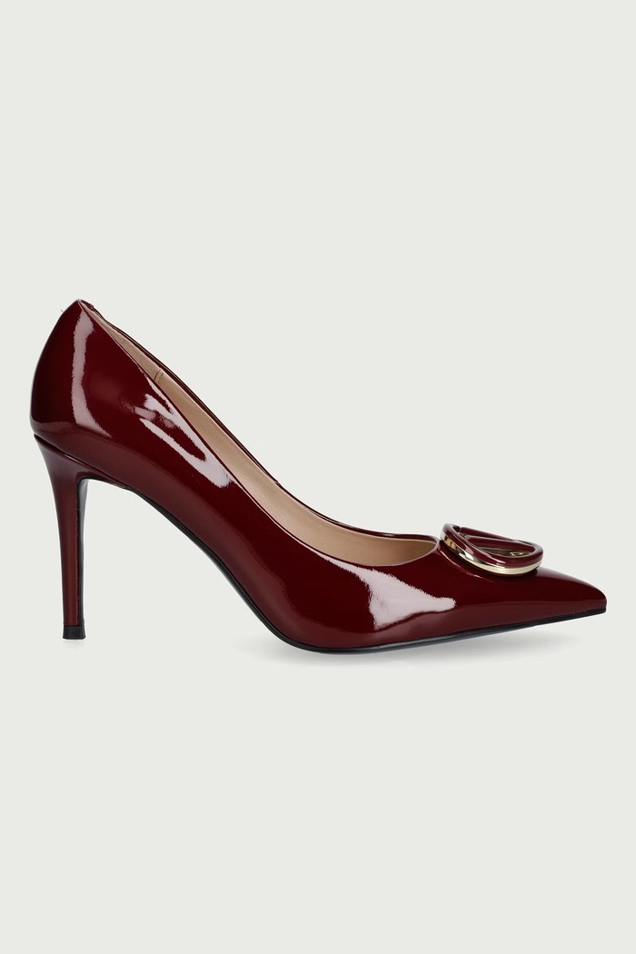 Valentino Salonarji usnjeni VALENTINE 91V1608VER.150 bordo AW26