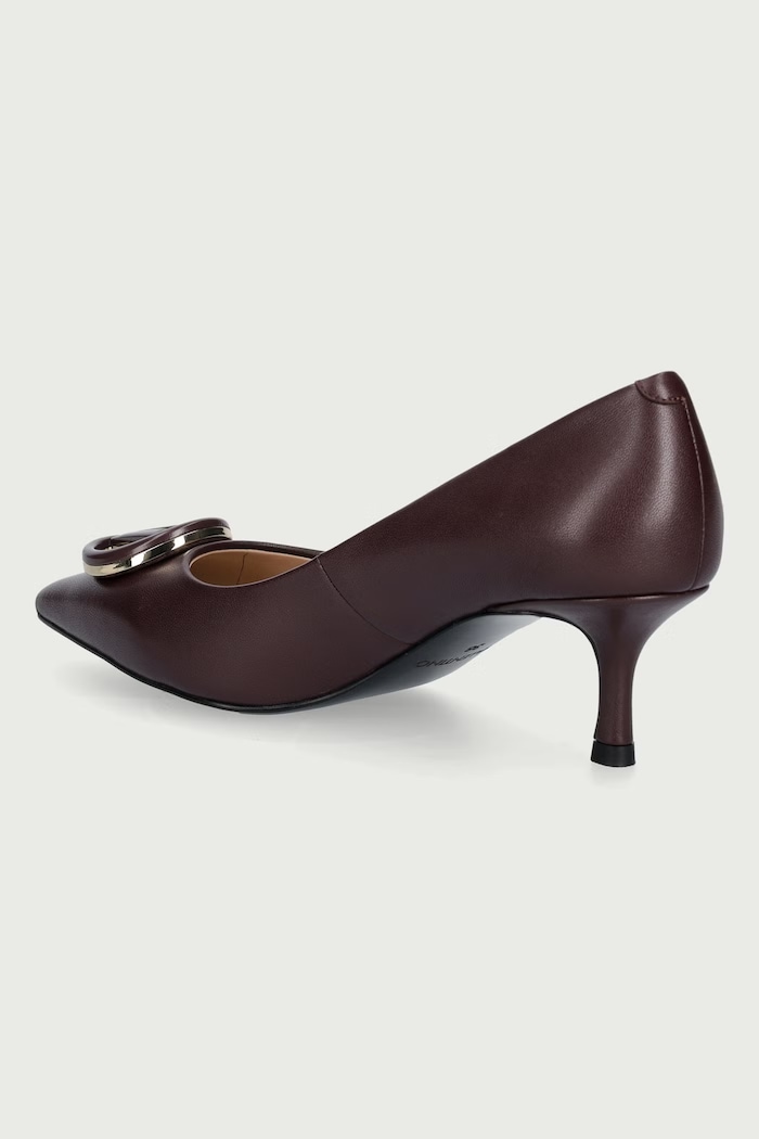 Obutev Valentino Salonarji usnjeni VALENTINE 91V1607NAP.150 bordo