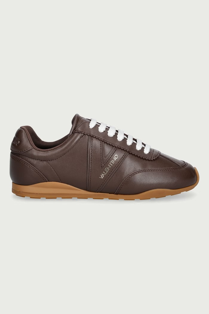 Valentino PLUSH sneakers da donna in pelle 91P4701VIT.090 marrone AW26