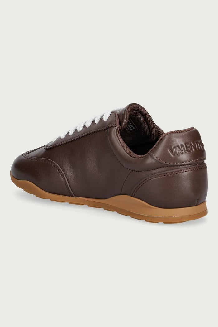 Scarpe Valentino PLUSH sneakers da donna in pelle 91P4701VIT.090 marrone