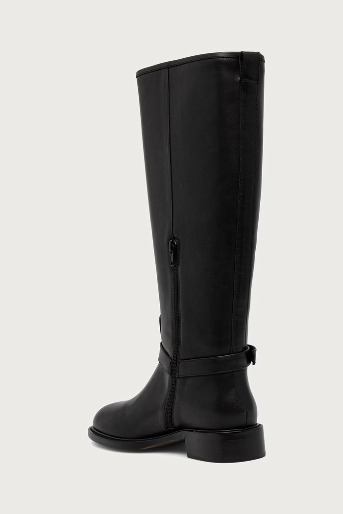 Obuwie Valentino Oficerki damskie skórzane OLIVIA 91O1701VIT.550 czarny