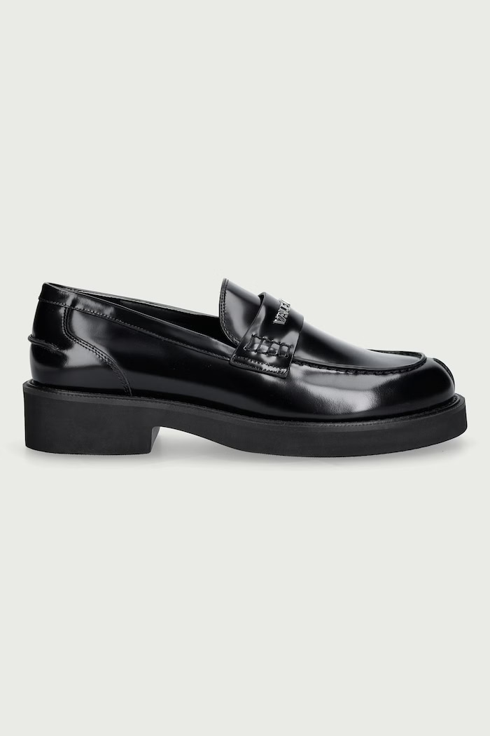 Valentino Мокасини дамски от кожа MADISON 91M5601VIT.550 черен AW26