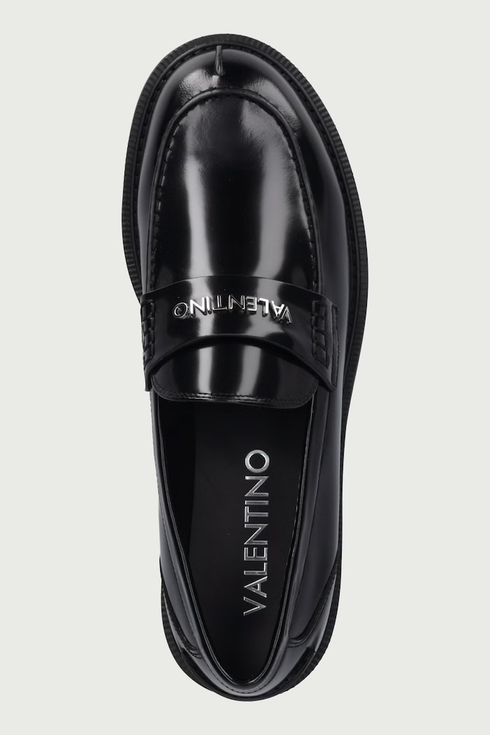 Мокасини дамски от кожа MADISON Valentino 91M5601VIT.550 черен