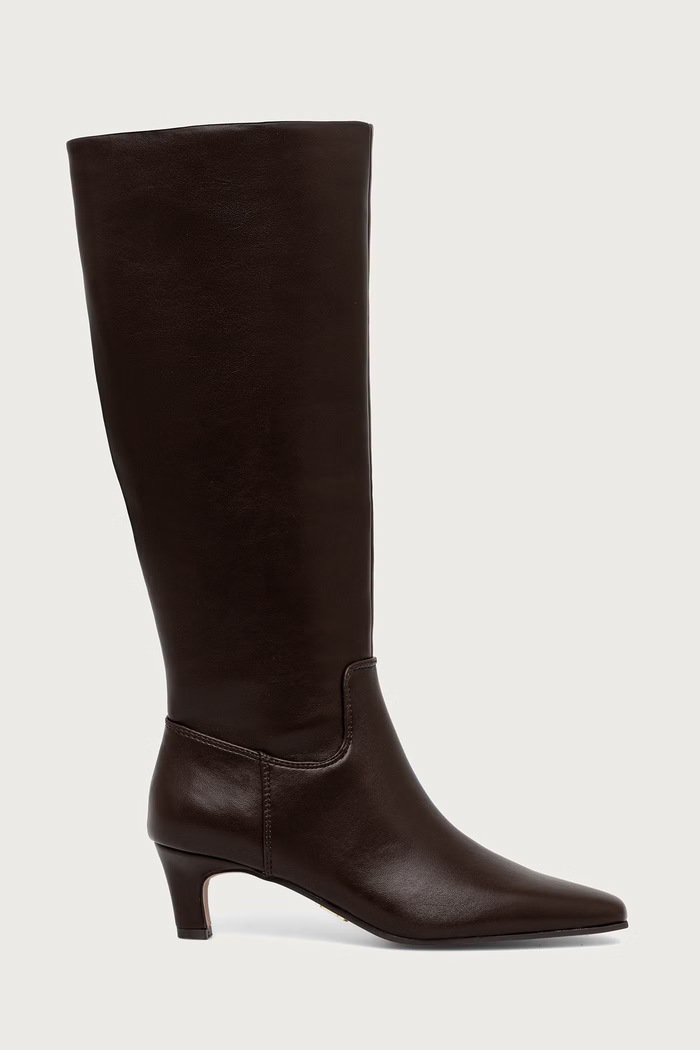 Steve Madden kozaki damskie New Davis 11005691.003 brązowy AW26