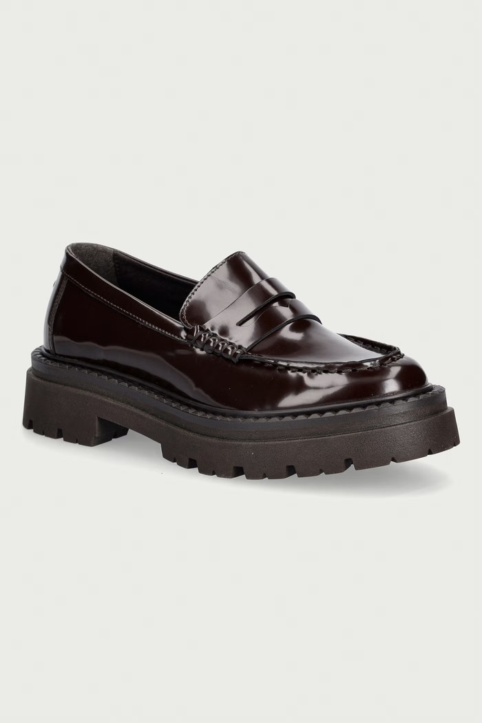 Steve Madden mokasyny damskie Katja brązowy 11005690.277