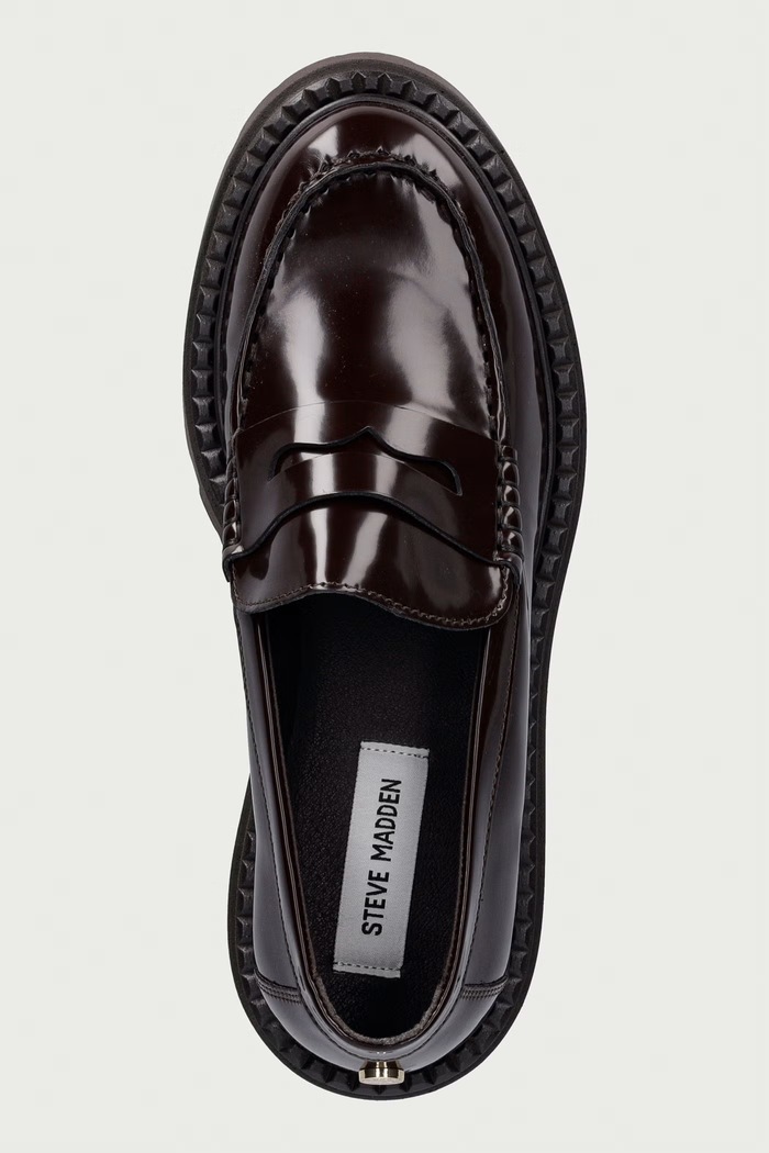Steve Madden mokasyny damskie Katja brązowy 11005690.277