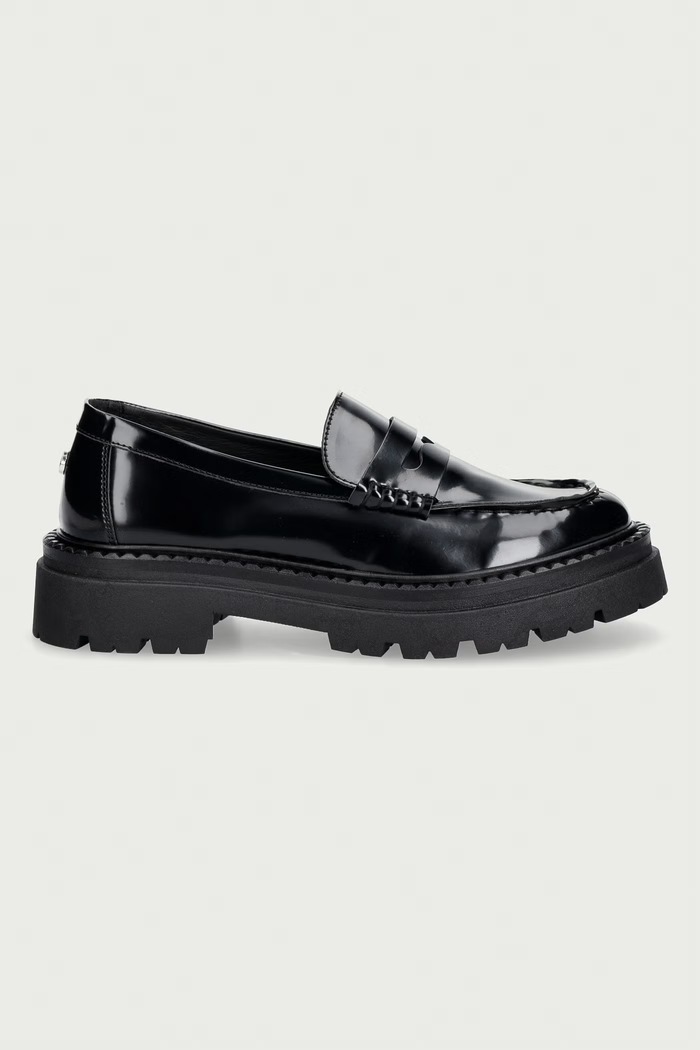 Steve Madden mokasyny damskie Katja 11005690.013 czarny AW26