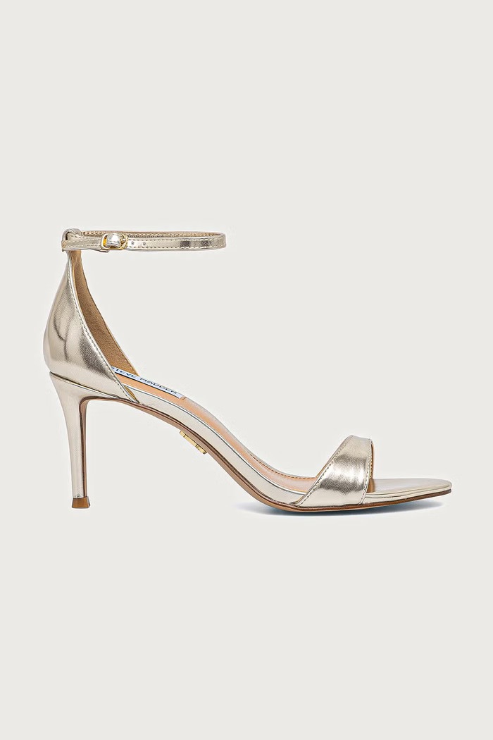 Steve Madden sandały na wysokim obcasie Necy 11005710.045 złoty AW26