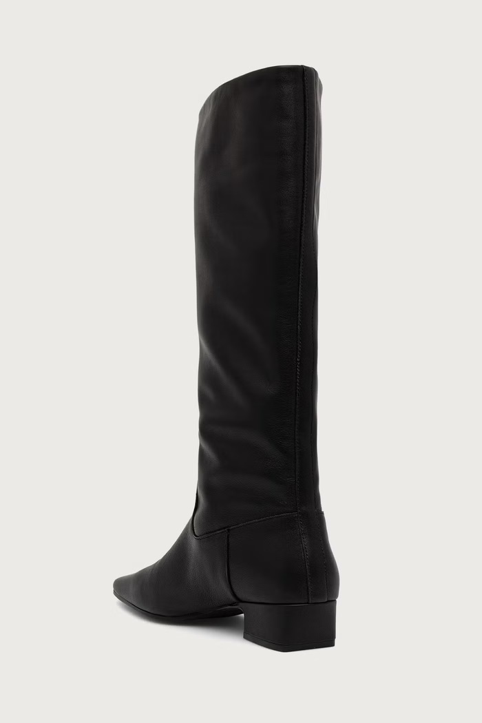 Obuwie Steve Madden kozaki damskie skórzane Gwyneth 11003917.017 czarny