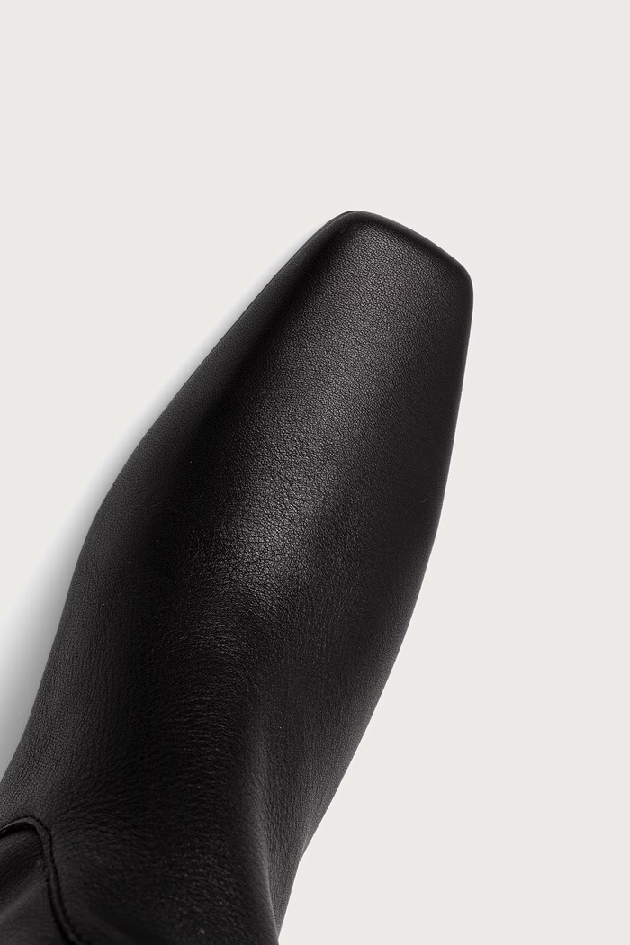 Steve Madden kozaki damskie skórzane Gwyneth 11003917.017 czarny