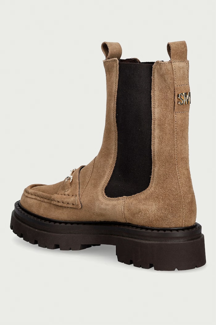 Obuwie Steve Madden sztyblety damskie zamszowe Kasey 11004947.275 beżowy