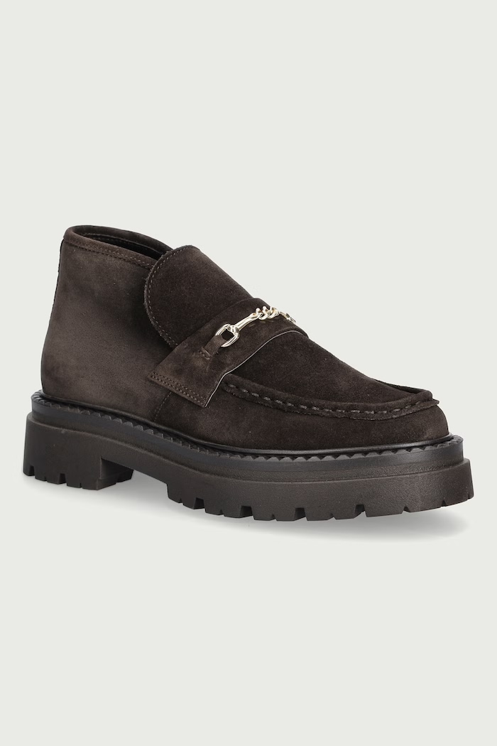 Steve Madden Półbuty damskie zamszowe Karima brązowy 11005697.880