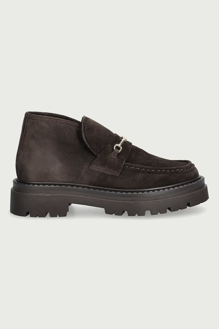 Steve Madden Półbuty damskie zamszowe Karima 11005697.880 brązowy AW26