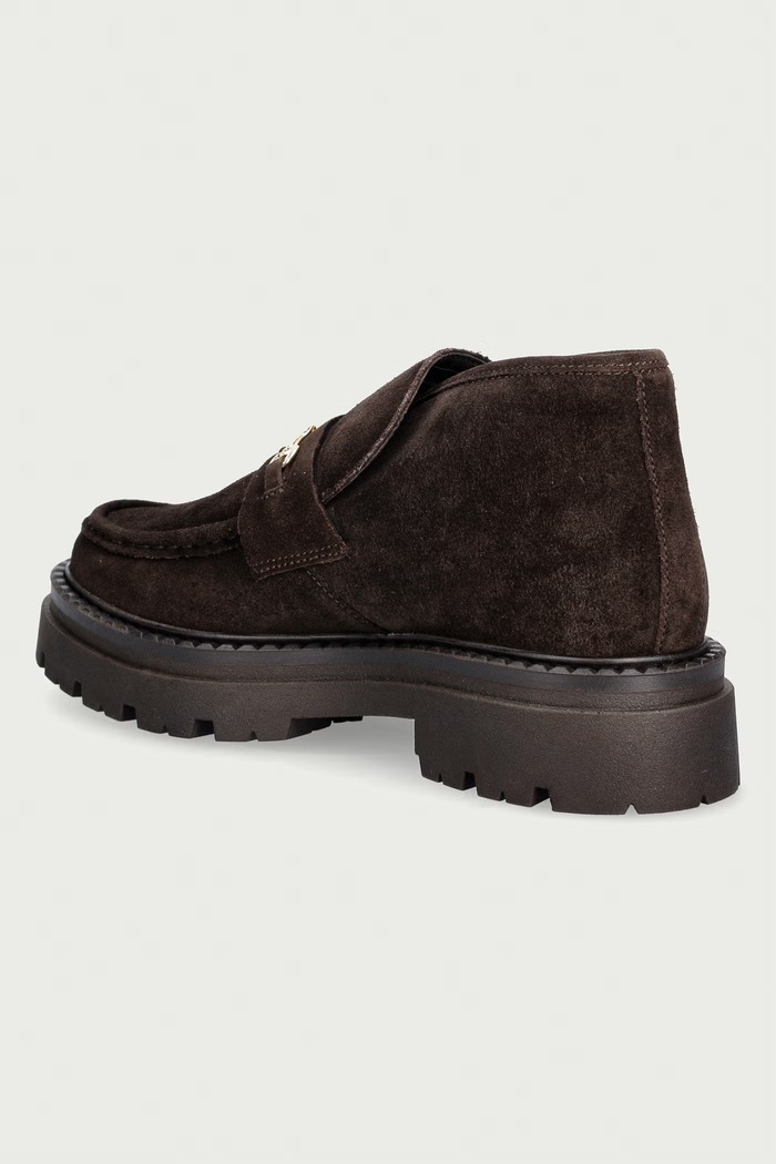 Obuwie Steve Madden półbuty damskie zamszowe Karima 11005697.880 brązowy