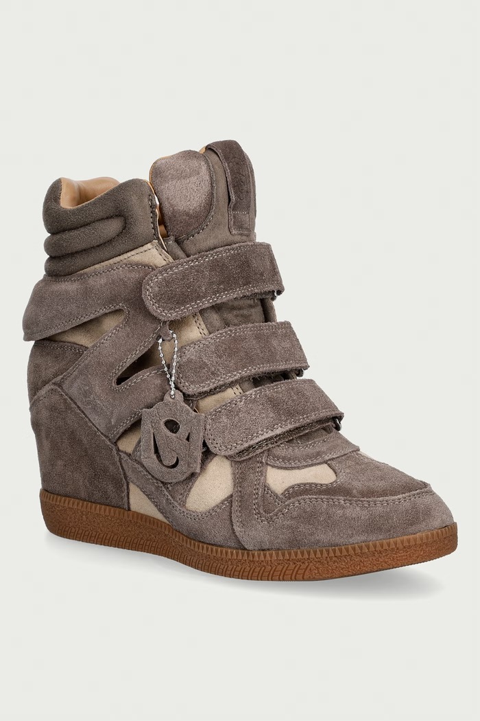 Steve Madden Mavis sneakersy damskie zamszowe beżowy 11005696.275