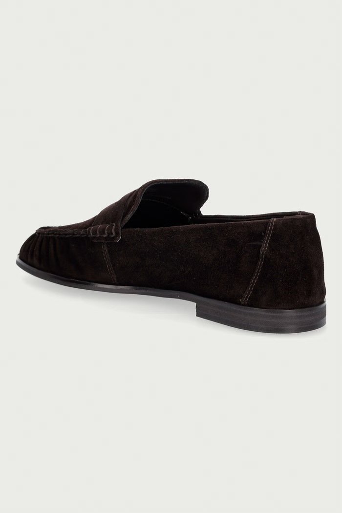 Obuwie Steve Madden mokasyny damskie zamszowe Muse-SM 11005695.DKB brązowy