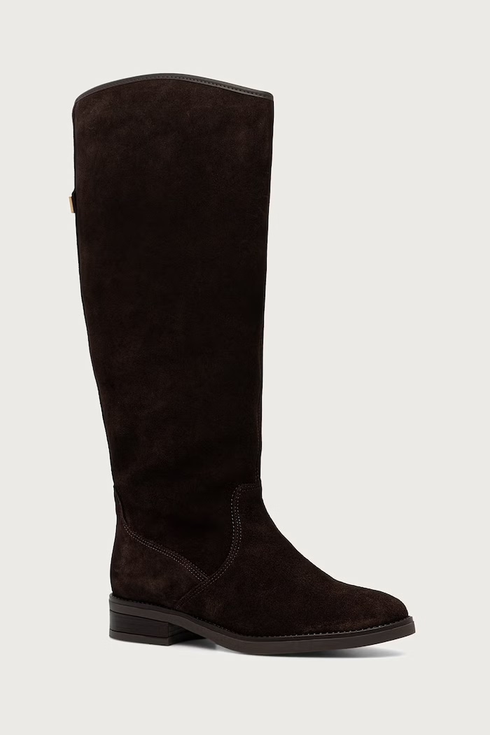 Steve Madden kozaki damskie zamszowe Vlora brązowy 11004761.880