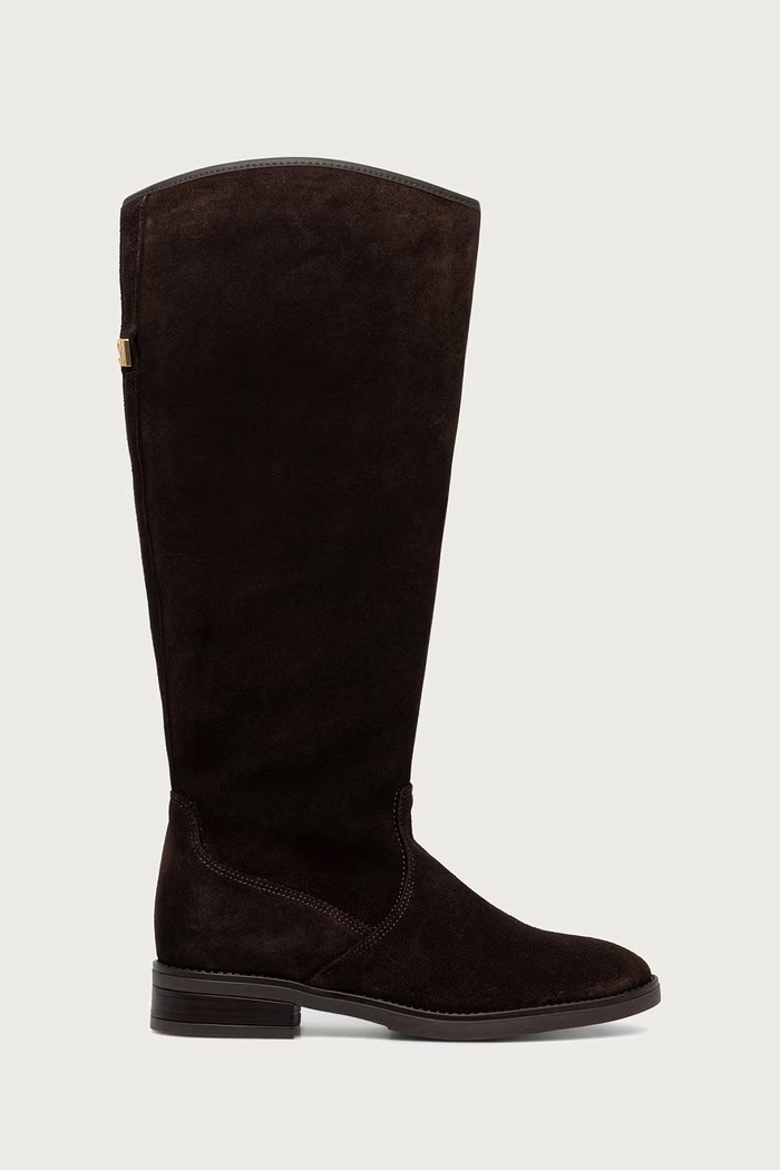 Steve Madden kozaki damskie zamszowe Vlora 11004761.880 brązowy AW26