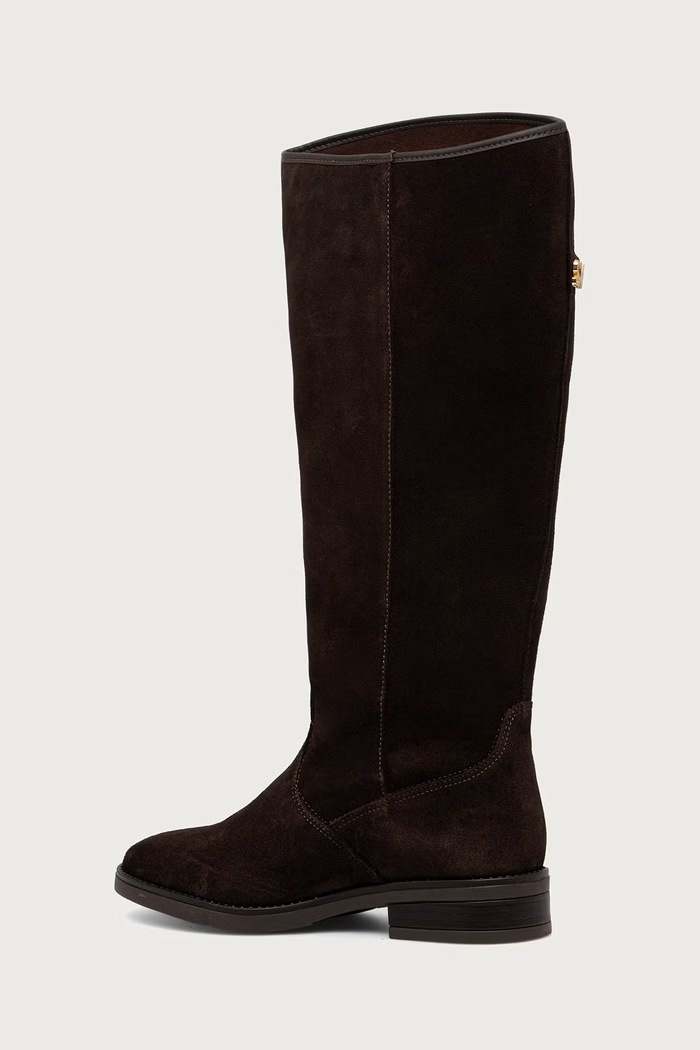 Obuwie Steve Madden kozaki damskie zamszowe Vlora 11004761.880 brązowy