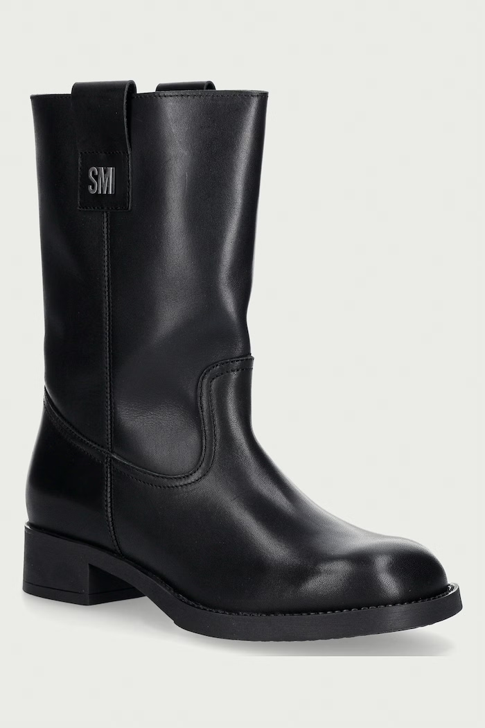 Steve Madden kozaki damskie skórzane Zethy czarny 11004759.017
