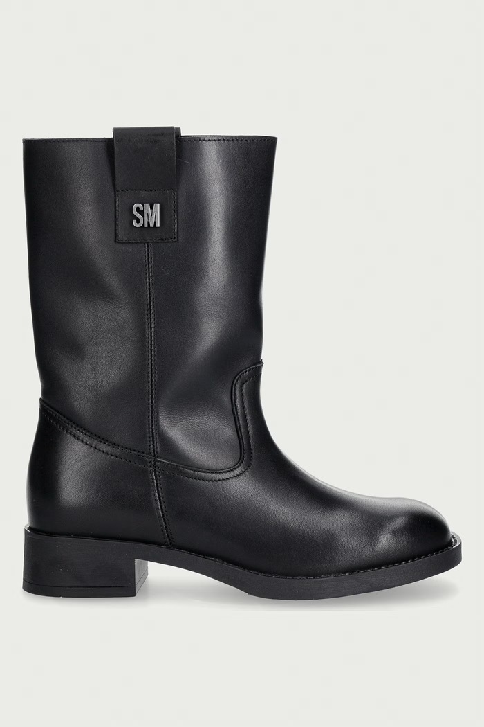 Steve Madden kozaki damskie skórzane Zethy 11004759.017 czarny AW26