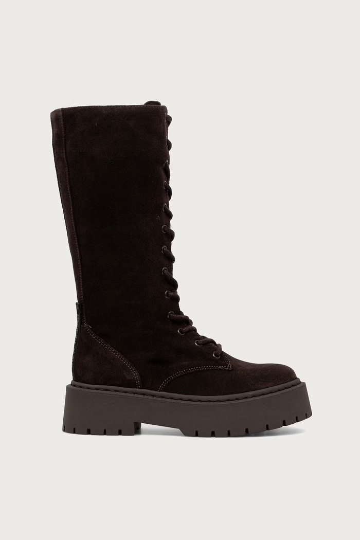 Steve Madden workery damskie zamszowe Vroom 11001204.880 brązowy AW26