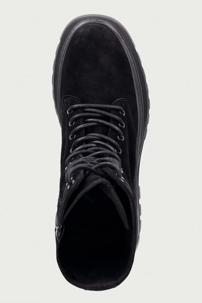 Steve Madden workery na platformie damskie zamszowe Coast czarny 11002681.015