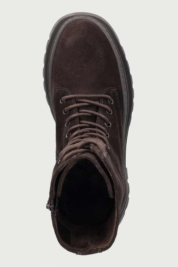 Botki na platformie damskie zamszowe Coast Steve Madden 11002681.880 brązowy