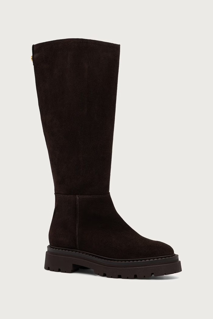 Steve Madden kozaki damskie zamszowe Kaja-W brązowy 11004946.880