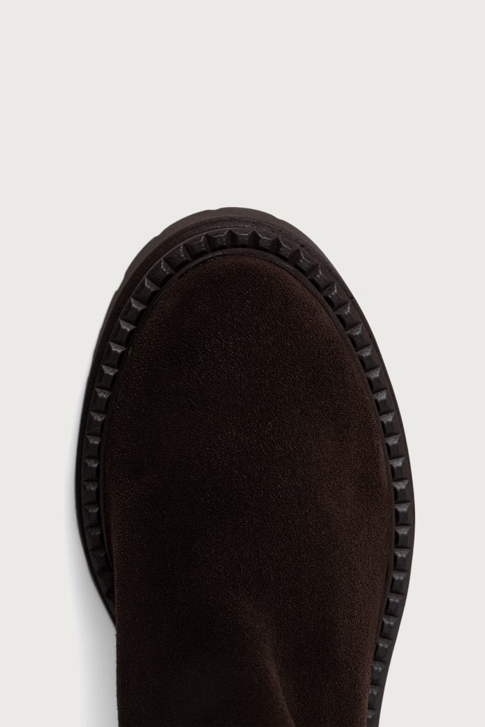 Steve Madden kozaki damskie zamszowe Kaja-W brązowy 11004946.880