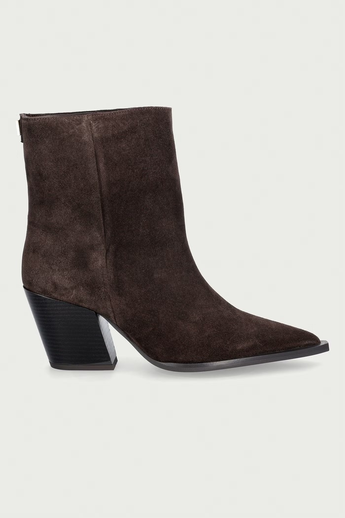 Steve Madden botki damskie zamszowe Melle 11005650.880 brązowy AW26