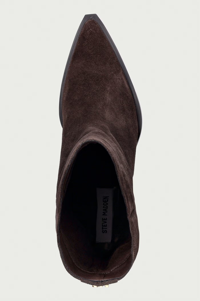 Steve Madden botki damskie zamszowe Melle brązowy 11005650.880