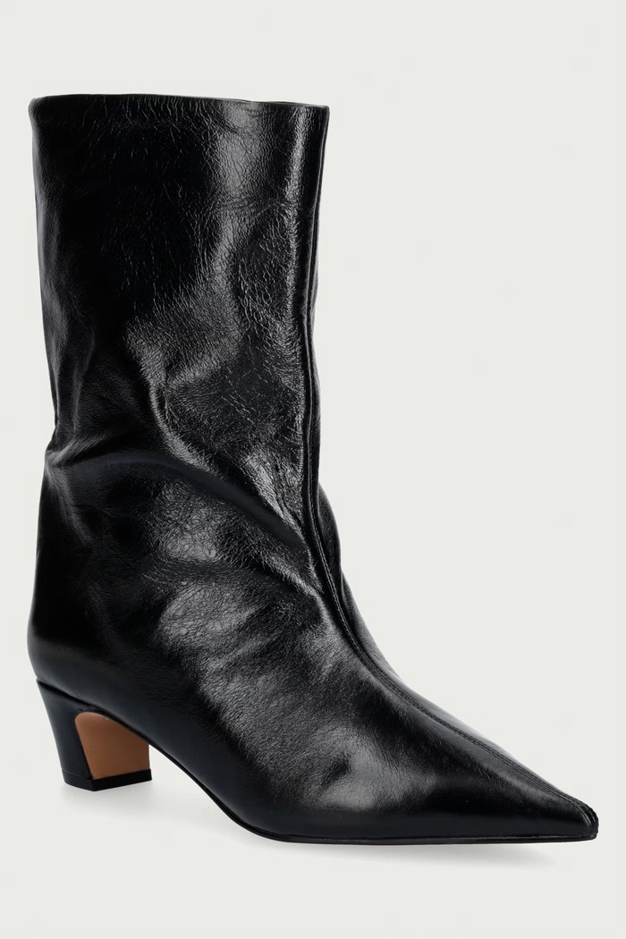 Steve Madden Botki damskie skórzane Lytton czarny 11005183.0BC