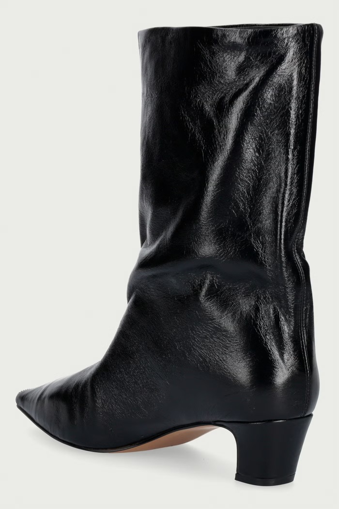 Obuwie Steve Madden Botki damskie skórzane Lytton 11005183.0BC czarny