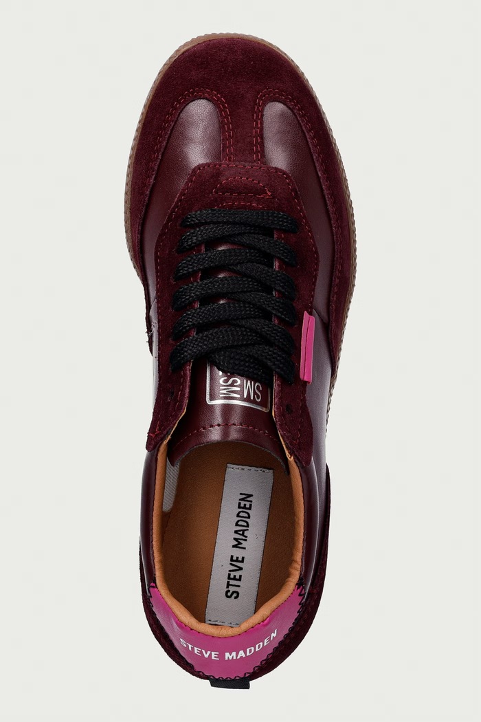 Steve Madden Emporia sneakersy damskie bordowy 11003419.BUM