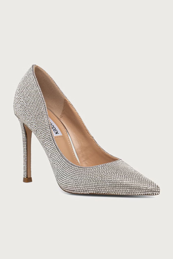 Steve Madden szpilki Thrive-R srebrny 11004880.998