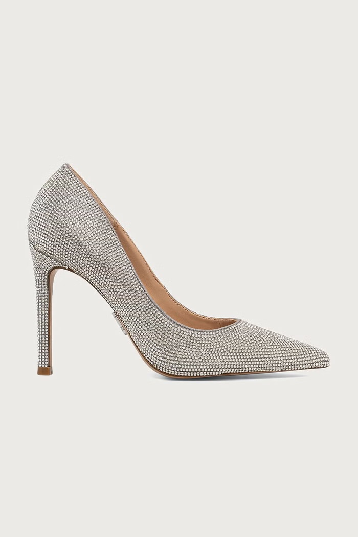 Steve Madden szpilki Thrive-R 11004880.998 srebrny AW26